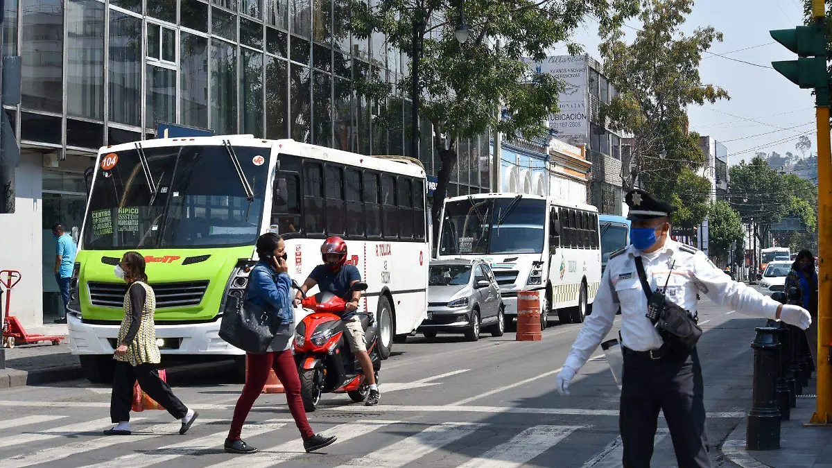 transporte público en Toluca